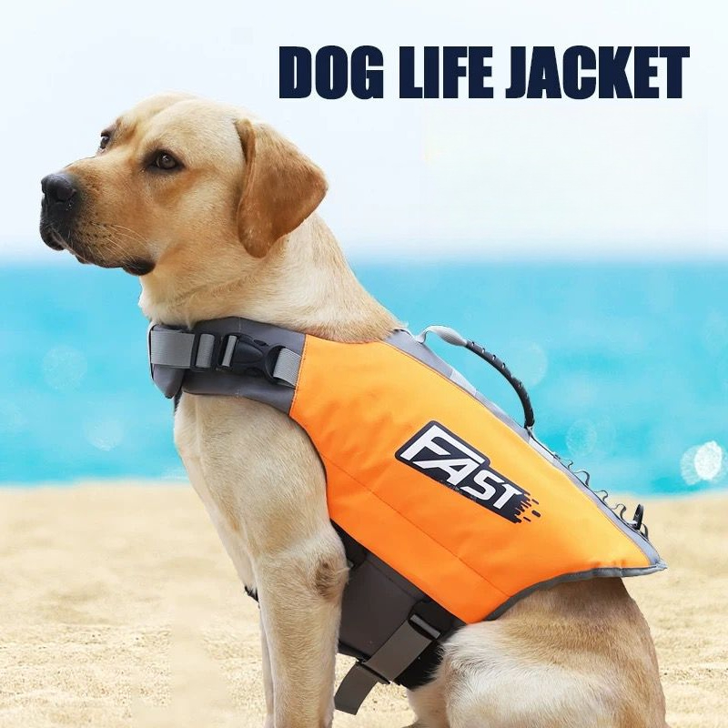 Dog Life Jacket - Pet Swimming Life Jacket Summer Large