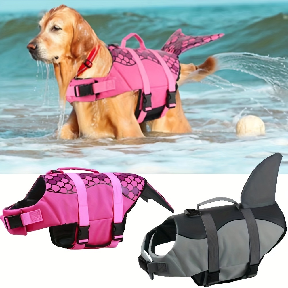 Shark/Mermaid Dog Life Jacket  - Dog Life Jacket 리뷰 및 가격