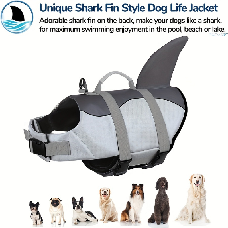 Shark/Mermaid Dog Life Jacket  - Dog Life Jacket 리뷰 및 가격