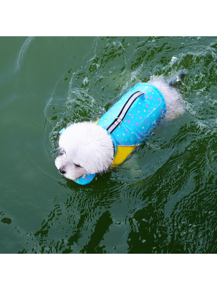 Dog life jacket with leash han - Dog Life Jacket 리뷰 및 가격