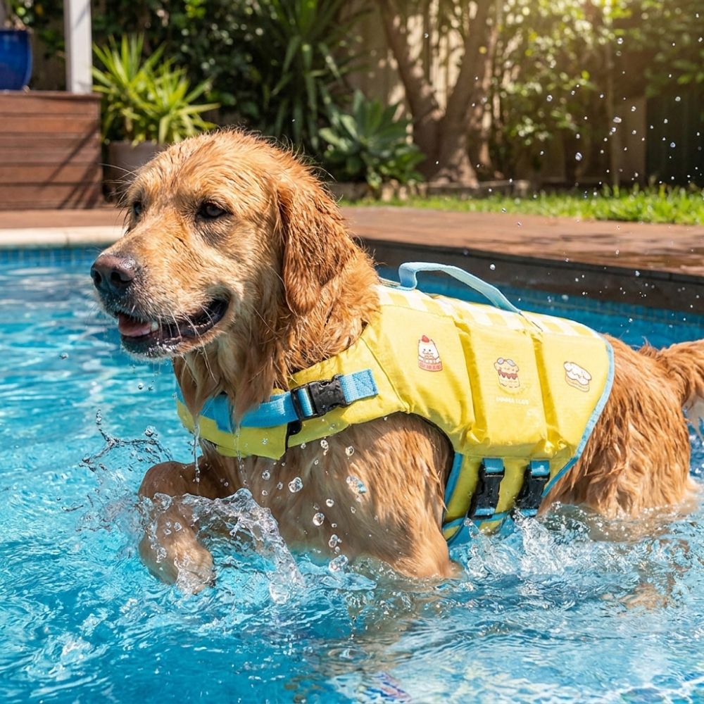 Waterproof Dog Life Jacket Adj - Dog Life Jacket 리뷰 및 가격