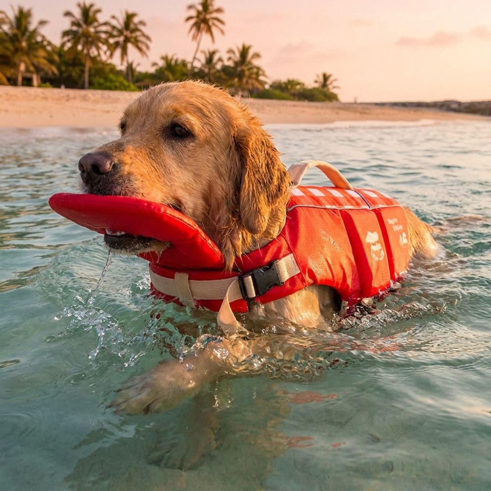 Waterproof Dog Life Jacket Adj - Dog Life Jacket 리뷰 및 가격