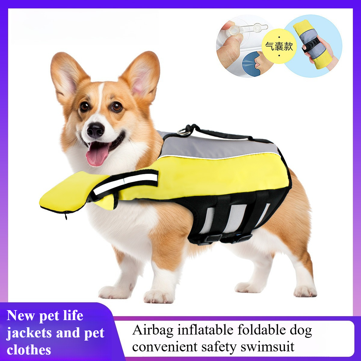 Pet Life Jacket New Pet Clothi - Dog Life Jacket 리뷰 및 가격