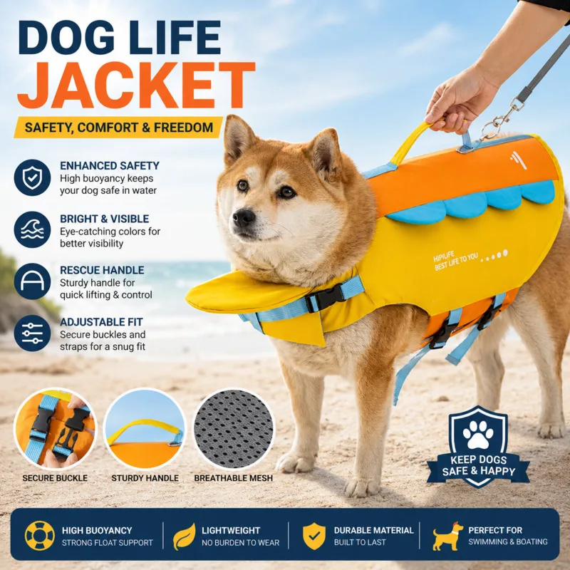Dog Life Jacket Dinosaur Safet - Dog Life Jacket 리뷰 및 가격