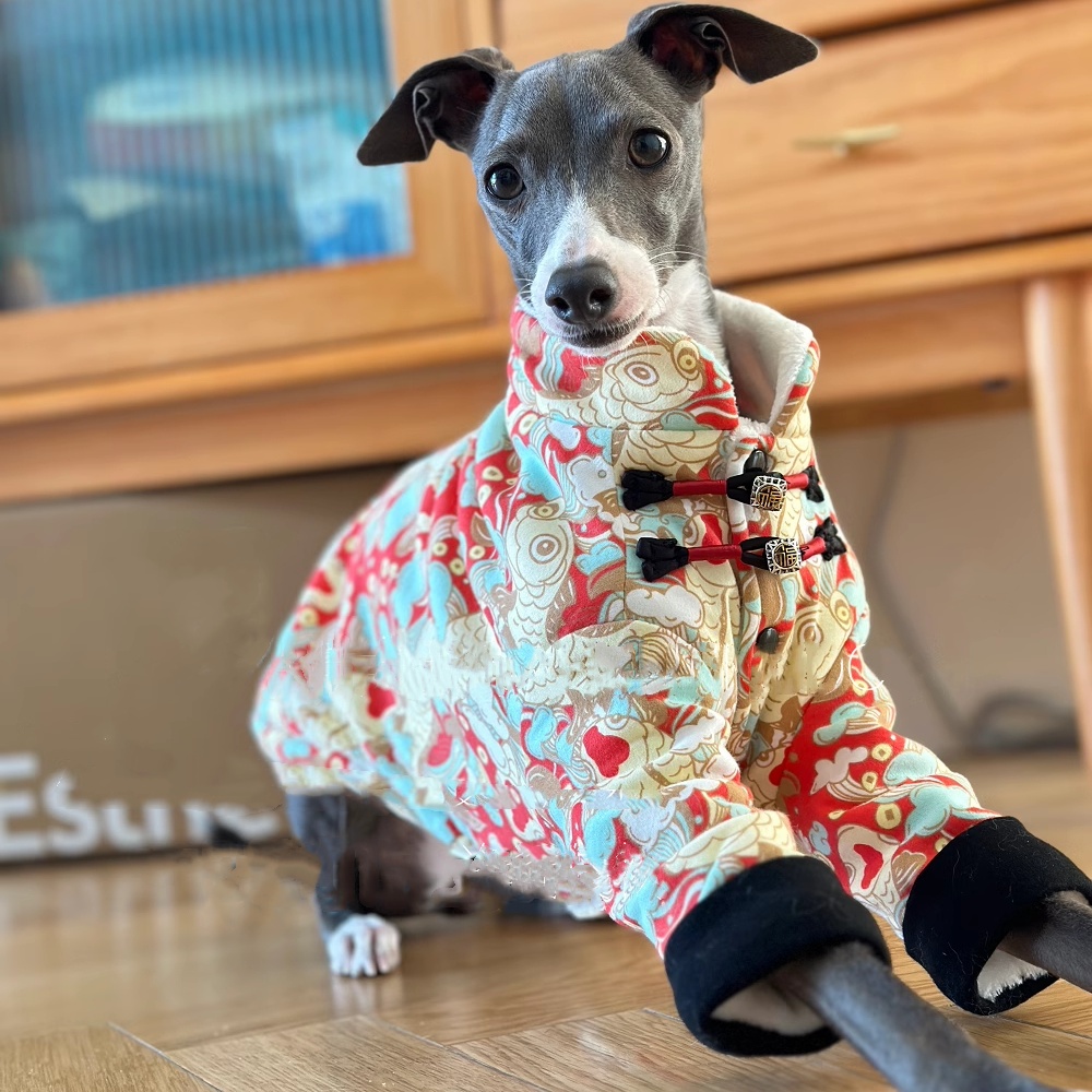 Chinese Knot Buckle Fleece Jac - Dog Life Jacket 리뷰 및 가격
